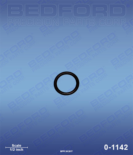 Bedford 0-1142 replaces Binks 20-5285 / Binks 205285 O-Ring, fluid control for Binks Model 2001 Spray Gun
