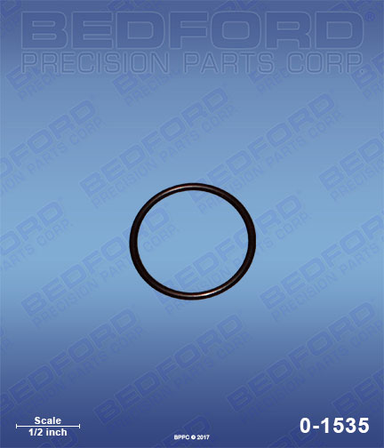 Bedford 0-1535 replaces Wagner SprayTech / Amspray 13367 O-Ring, intake valve for Wagner SprayTech / Amspray Fuller OBrien Chief