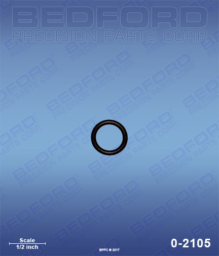 Bedford 0-2105 replaces Wagner SprayTech / Sherwin-Williams 0507741 O-Ring, Viton, external for Wagner SprayTech / Sherwin-Williams SW419 (EPX-style)