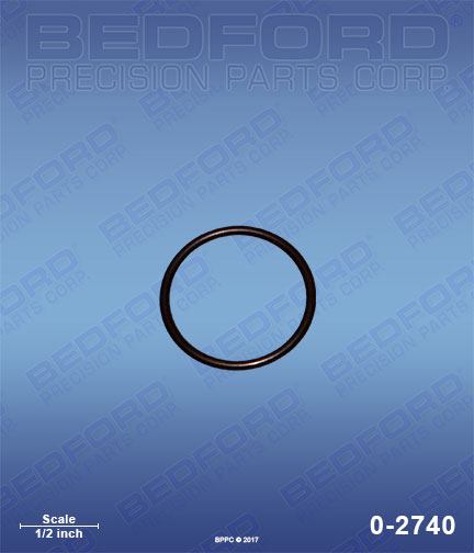 Bedford 0-2740 replaces Graco 117-559 / Graco 117559 O-Ring, intake hose for Graco Duron Performance Max 395