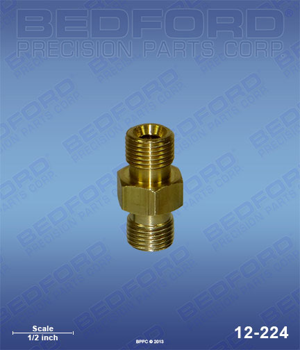 Bedford 12-224 replaces  1/8" NPS(m) x 1/8" NPS(m) for  Adapters, Nipples & Plugs