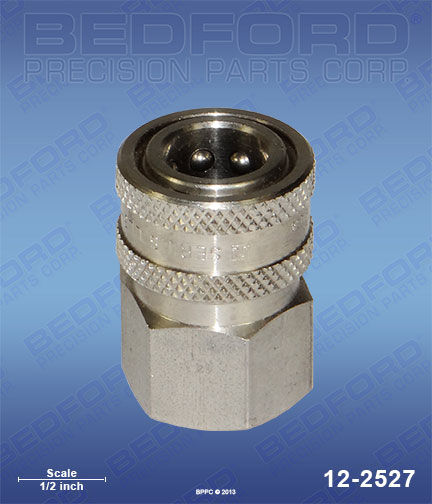 Bedford 12-2527 replaces  803-157 / Graco 803157 Quick Disconnect Coupler, 3/8" NPT(f), stainless steel for  Quick Disconnects