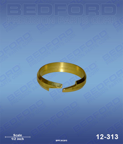 Bedford 12-313 replaces  Compression ring for 1/2" ID hose for  Re-Usable Hose Connectors