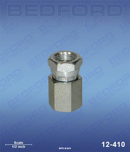 Bedford 12-410 replaces  1/8" NPT(f) x 1/8" NPS(f) for  Swivel Adapter Unions