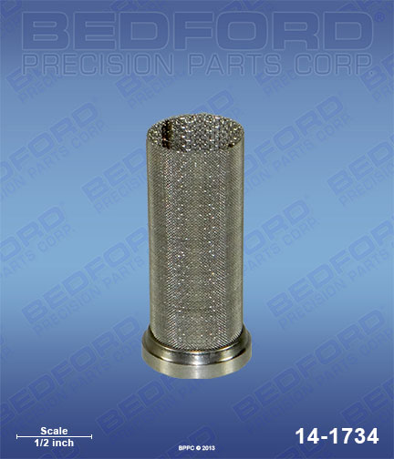 Bedford 14-1734 replaces  83-1256 / Binks 831256 100 Mesh Filter Element for  Inline Filters / Tip Filters