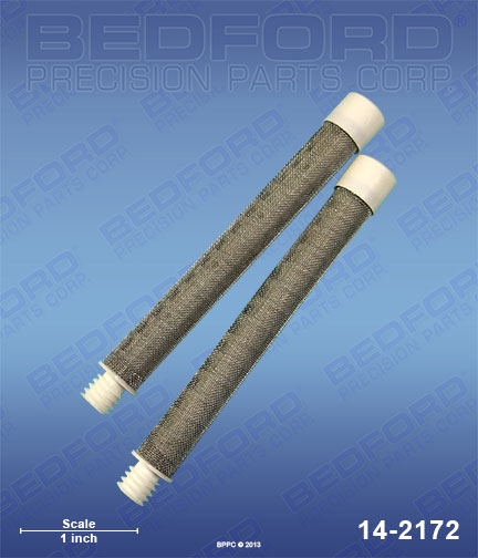 Bedford 14-2172 replaces Titan 500-200-06 / Titan 50020006 Filter, 60 mesh, white, medium (2-pack) for Titan LX-80 II Spray Gun
