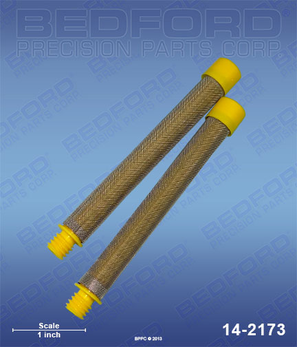 Bedford 14-2173 replaces Titan 500-200-10 / Titan 50020010 Outlet Filter Element, 100 Mesh, yellow (2-pack) for Titan 440 ix