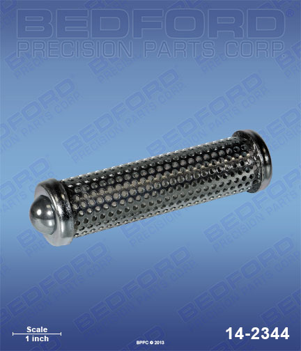 Bedford 14-2344 replaces Titan / Speeflo 930-005 / Speeflo 930005 Outlet Filter Element, 5 Mesh with Check Ball for Titan / Speeflo PowrTwin 5500