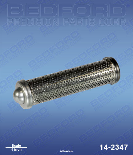 Bedford 14-2347 replaces Titan / Speeflo 930-007 / Speeflo 930007 Outlet Filter Element, 100 Mesh with Check Ball for Titan / Speeflo PowrTwin 4900