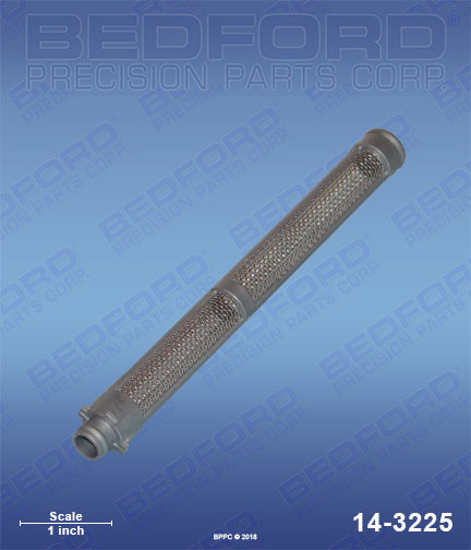Bedford 14-3225 replaces Graco 257-129 / Graco 257129 Filter, 30 mesh, gray, coarse for Graco Contractor II Spray Gun