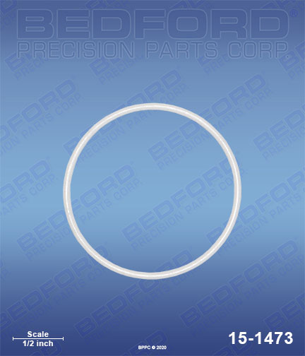 Bedford 15-1473 replaces Titan / Speeflo 145-031 / Speeflo 145031 Teflon O-Ring, upper & lower cylinder seal for Titan / Speeflo PowrTwin 12,000 GHD