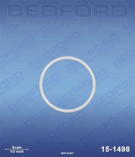 Bedford 15-1498 replaces Graco 108-526 / Graco 108526 Teflon O-Ring, at top of cylinder for Graco 595 st