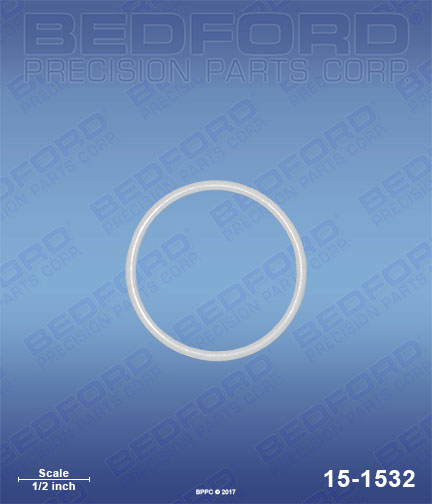 Bedford 15-1532 replaces Wagner SprayTech / Amspray 00215 Teflon O-Ring, at top & bottom of sleeve for Wagner SprayTech / Amspray Blue Max