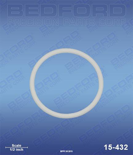 Bedford 15-432 replaces Graco 104-361 / Graco 104361 Teflon O-Ring, fluid outlet filter for Graco Ultra 433