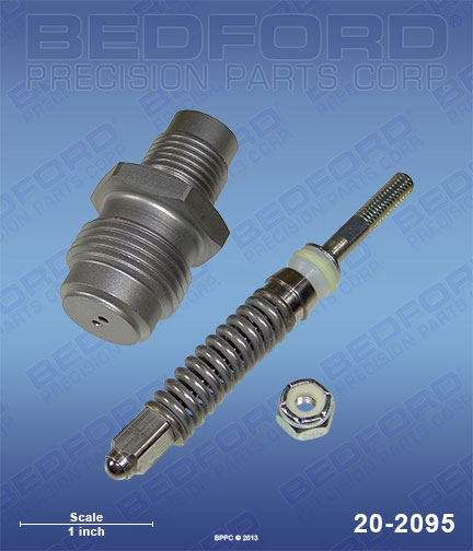 Bedford 20-2095 replaces Titan 580-034A / Titan 580034A LX-60, LX-80 & LX-80II Repair Kit (complete) for Titan LX-80 II Spray Gun