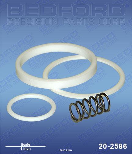 Bedford 20-2586 replaces Titan / Speeflo 930-050 / Speeflo 930050 Filter Service Kit, 930 Series (includes: spring gaskets & o-ring) for Titan / Speeflo PowrLiner 6000