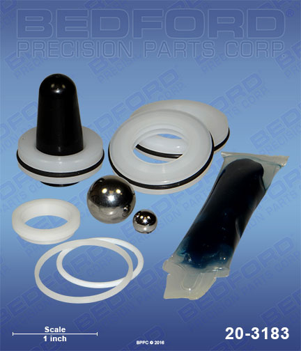 Bedford 20-3183 replaces Titan 0523928 Piston Repair Kit / Fluid Section Seal Kit for Titan Xi 445