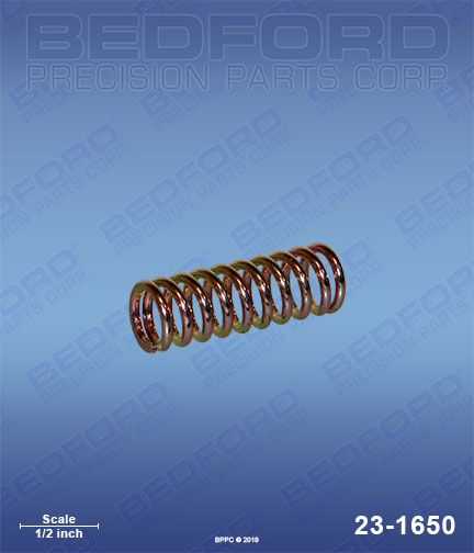 Bedford 23-1650 replaces Graco 167-585 / Graco 167585 Compression Spring for Graco 5:1 Fire-Ball