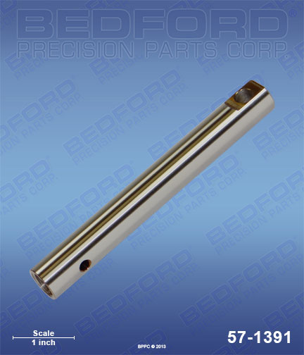 Bedford 57-1391 replaces Wagner SprayTech / Amspray 00191 Piston Rod - Stainless Steel for Wagner SprayTech / Amspray Fuller OBrien Chief