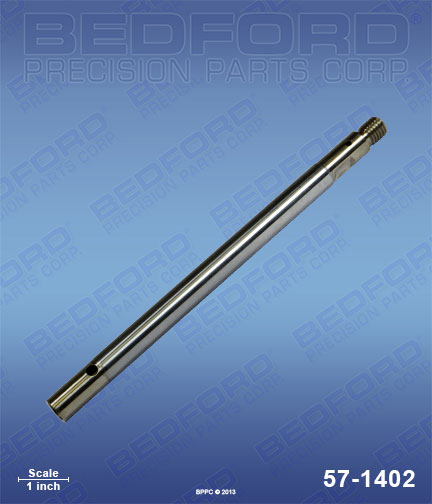 Bedford 57-1402 replaces Graco 223-603 / Graco 223603 Piston Rod (chrome plated stainless steel) for Graco 23:1 Monark