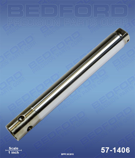 Bedford 57-1406 replaces Graco 178-899 / Graco 178899 Piston Rod (chrome plated stainless steel) for Graco 30:1 Bulldog