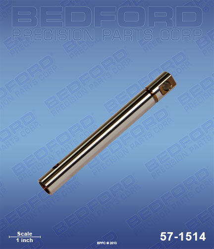 Bedford 57-1514 replaces Wagner SprayTech / Amspray / Glidden ICI 19206 Piston Rod, stainless steel for Wagner SprayTech / Amspray / Glidden ICI 750 (Amspray / Glidden)