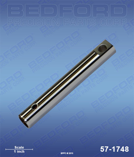 Bedford 57-1748 replaces Graco 183-563 / Graco 183563 Piston Rod (chrome plated stainless steel) for Graco EM 390