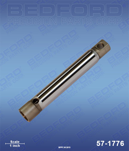 Bedford 57-1776 replaces Graco 220-630 / Graco 220630 Piston Rod (chrome plated stainless steel) for Graco LineLazer 5000
