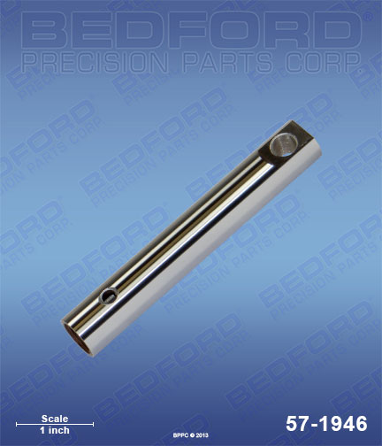 Bedford 57-1946 replaces Graco / Sherwin-Williams 235-709 / Graco 235709 Piston Rod, chrome plated stainless steel for Graco / Sherwin-Williams Super Nova SP