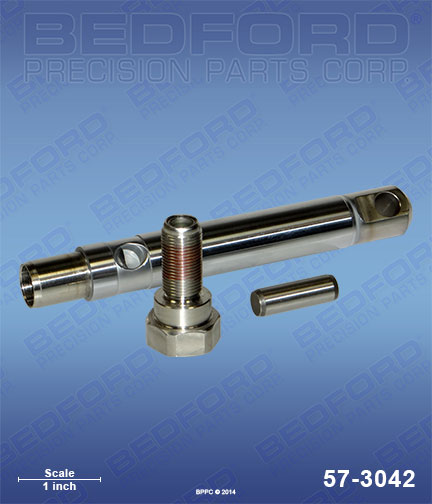 Bedford 57-3042 replaces Graco 249-125 / Graco 249125 Piston Rod Kit (includes rod, piston valve, & attach pin) for Graco RentalPro 230 ES