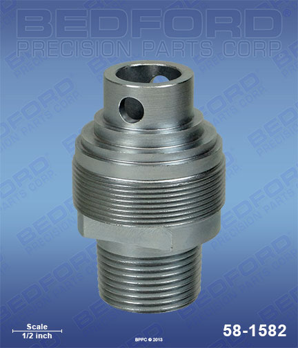 Bedford 58-1582 replaces Graco 206-399 / Graco 206399 Intake Valve with 3/4" NPT(m) Inlet Thread for Graco EH 333