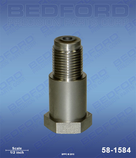 Bedford 58-1584 replaces Graco 206-345 / Graco 206345 Piston Valve (carbon steel housing with carbide seat) for Graco 15:1 Monark