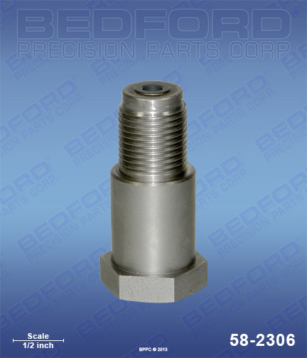 Bedford 58-2306 replaces Graco 223-565 / Graco 223565 Piston Valve (stainless steel housing with carbide seat) for Graco Viscount I 3000