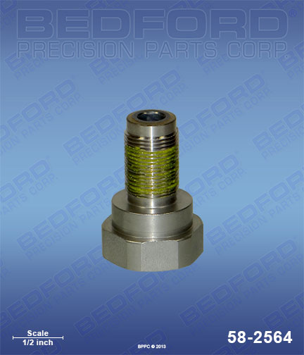 Bedford 58-2564 replaces Graco / ASM 239-932 / Graco 239932 Piston Valve (Stainless Steel Housing) for Graco / ASM H 2700 Plus