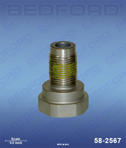 Bedford 58-2567 replaces Graco 240-150 / Graco 240150 Piston Valve (Stainless Steel Housing) for Graco GMx 5900