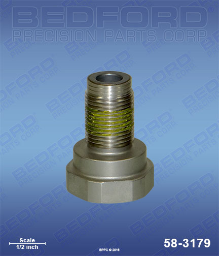 Bedford 58-3179 replaces Graco 24U-993 / Graco 24U993 Piston Valve (Plated Steel Housing) for Graco GMax 5900
